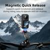 Motorcycle Bike Handlebar Mount Quick Release for Insta360 X6 X5 Ace Pro 2 Adjustable Action Camera Clamp Mount Accessories