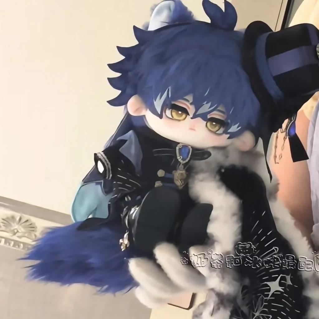 Stuffed Genshin Impact Flins Anime Games 20cm Cotton Doll Cute Dress Up Plush Toys for Adults and Children To Collect As Gifts