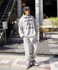 CREAM SODA LAB Lab Nno1 Small Logo Training Pants Gray