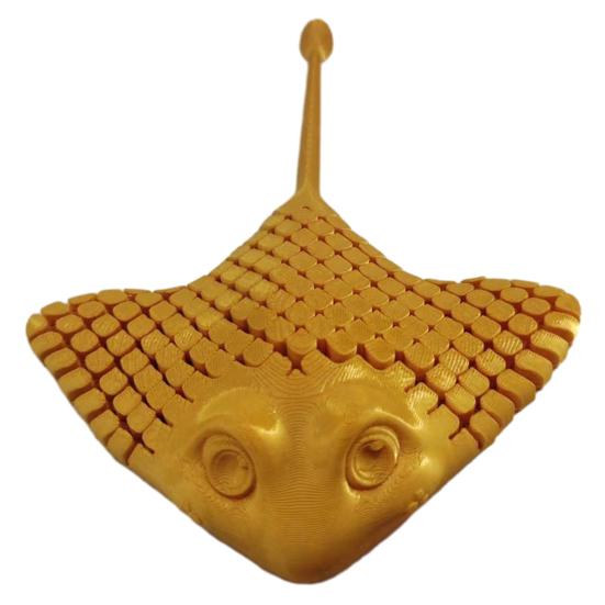 3D Printed Manta Ray Articulated Manta Fidget Toy Ray