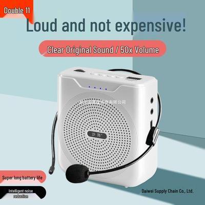 Compact Bluetooth Teacher Amplifier & Microphone for Classroom and Tour Guide Use
