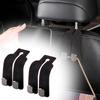 1/2Pcs Car Seat Hooks for Headrest|Double Headrest Purse Hook for Car|Multifunctional Car Seat Back Storage Hook with Metal Hook