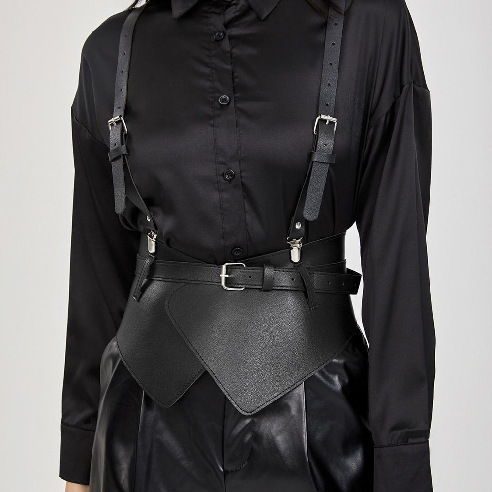 Corset Belt Punk Belt Chest Corset Street Style Gothic Suspender U Leather Harness Top  Decoration