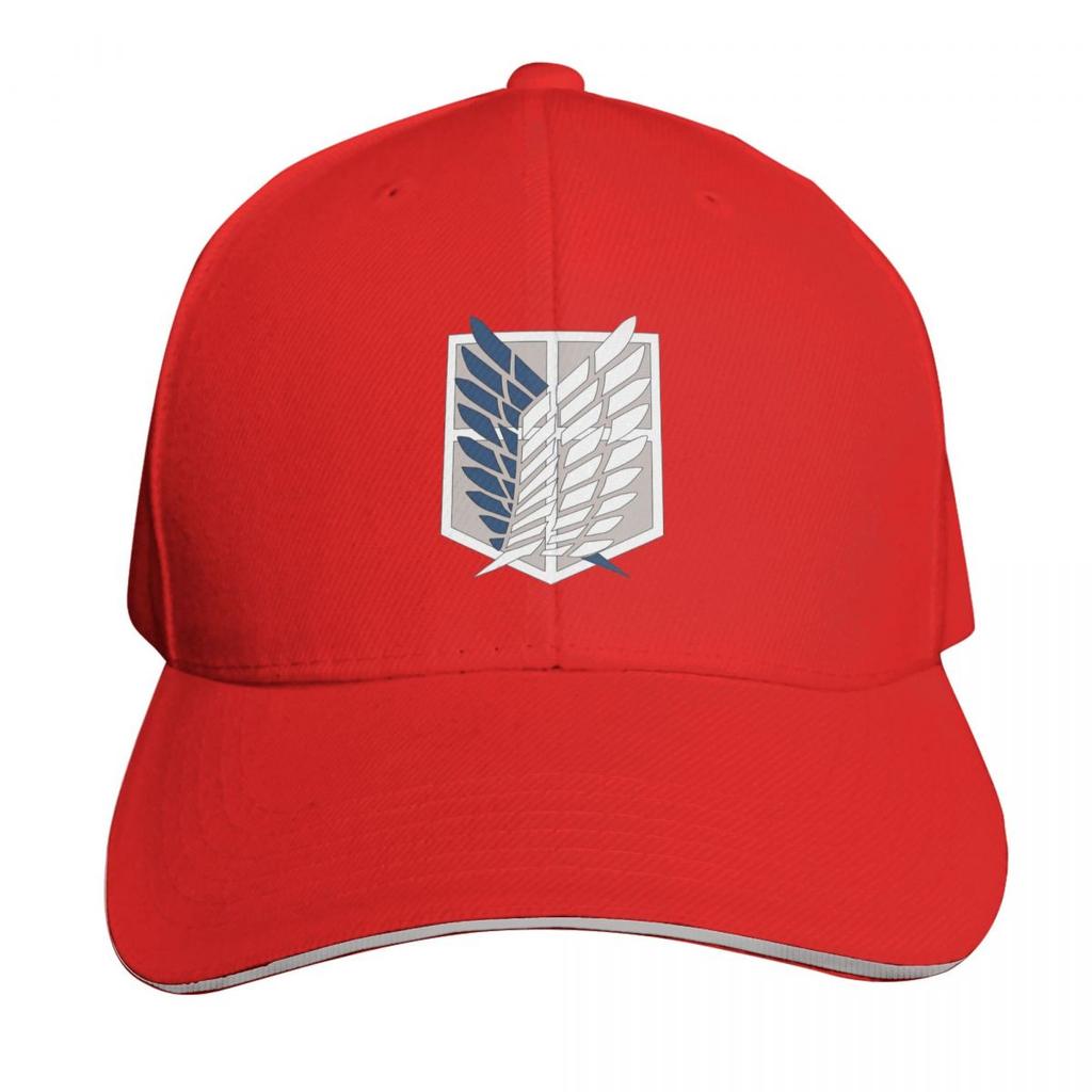 Attack on Titan Anime Logo Kappe Mode Lässig Baseballkappen Verstellbare Mütze Hip Hop Sommer Unisex Baseballkappen