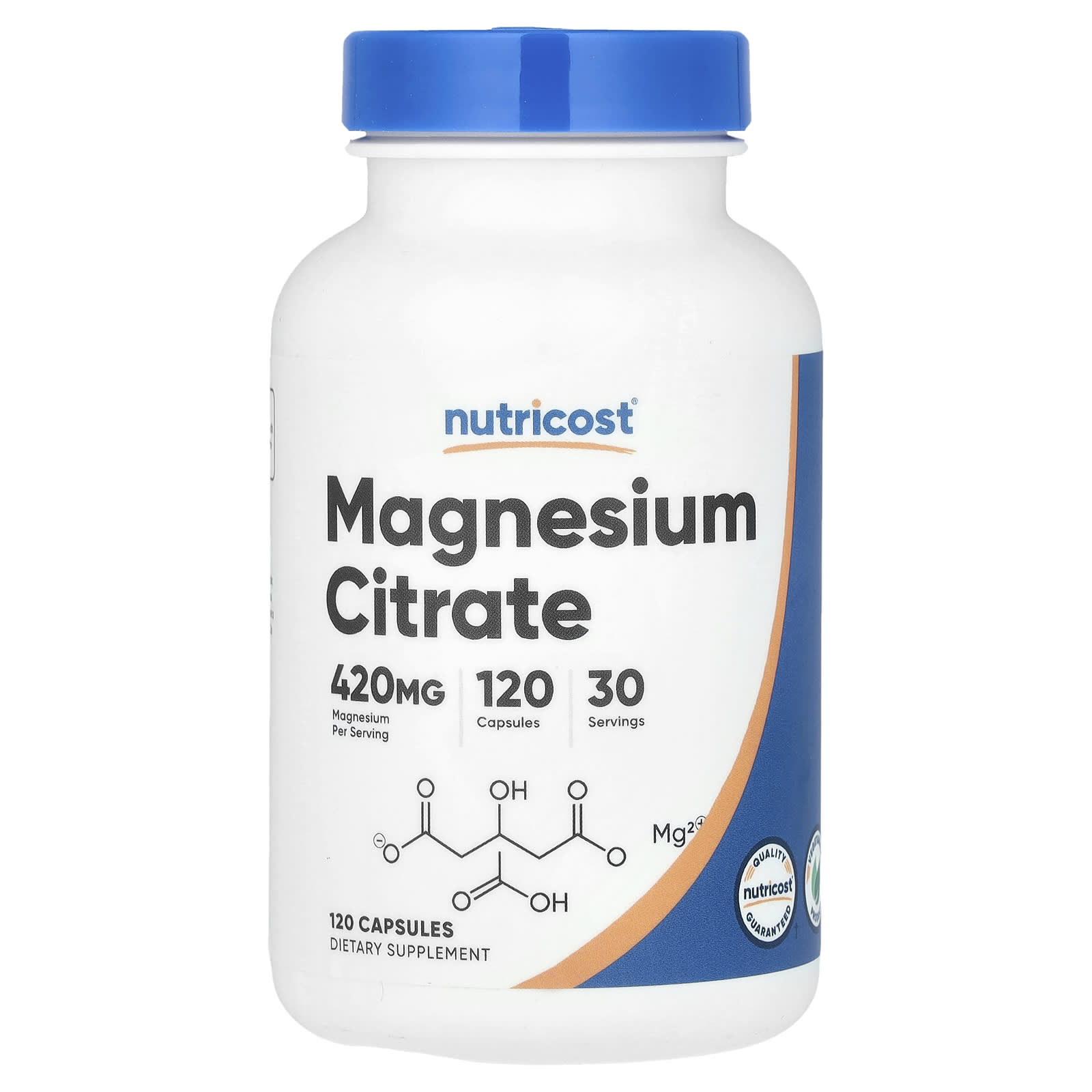 

Magnesium Citrate, 120 Capsules (105Mg per Capsule)