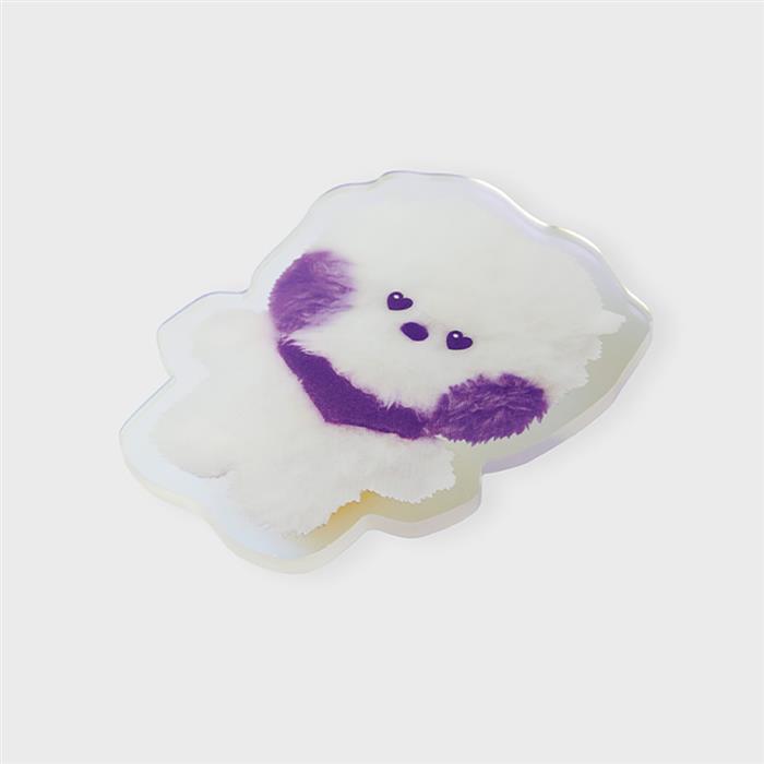 LINE FRIENDS BT21 RJ Purple of Wish Edition Minini Acrylic Clip Magnet