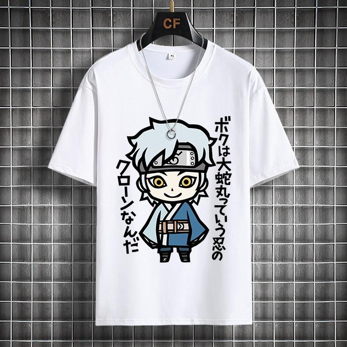 Leisure Naruto Childrens Tshirt Summer New Anime Peripheral Printed Parentchild Outfit Pure Cotton Fashionable Tshirt