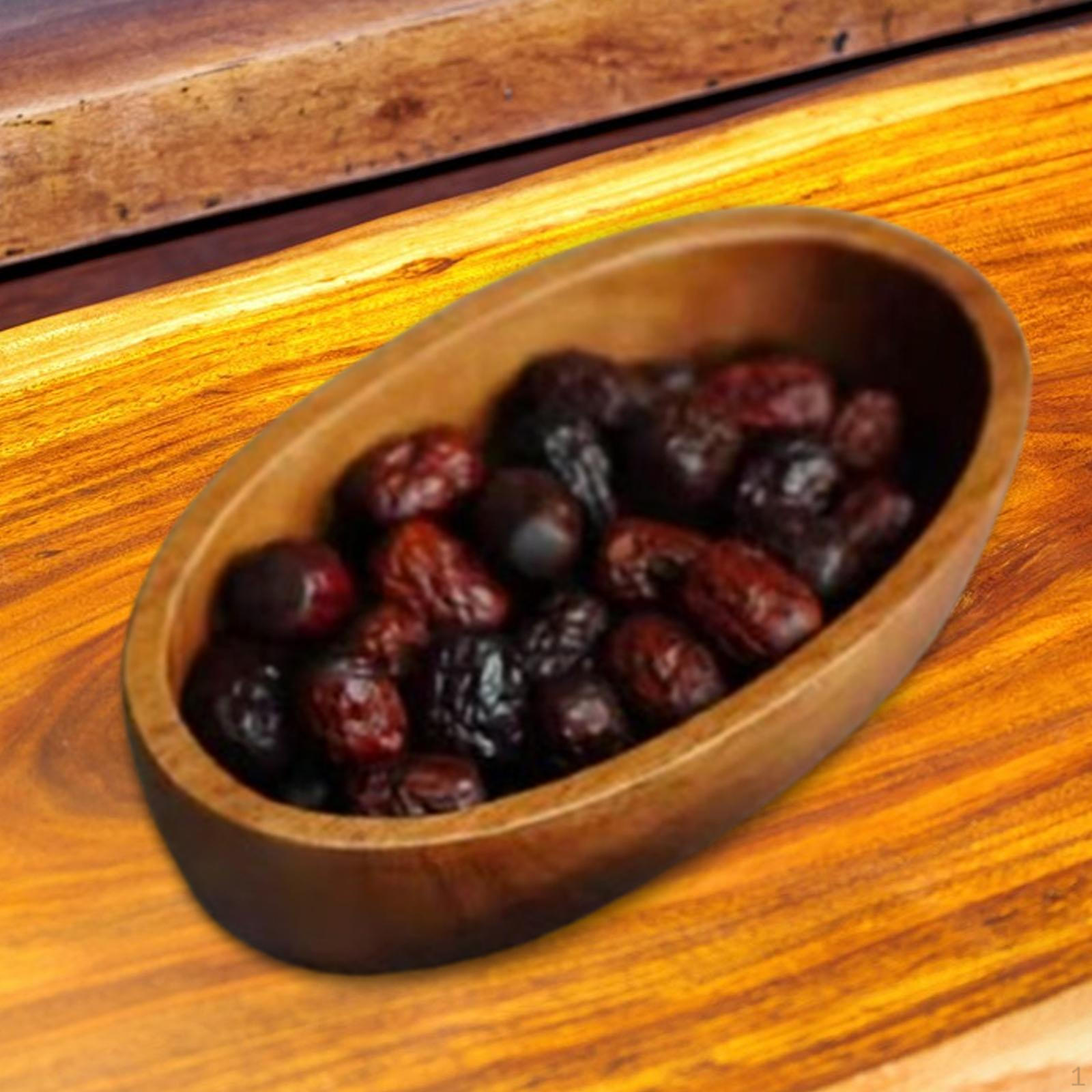 

Salad Serving Bowl Dried Fruit Tray Appetizer Platter Plate for Countertop