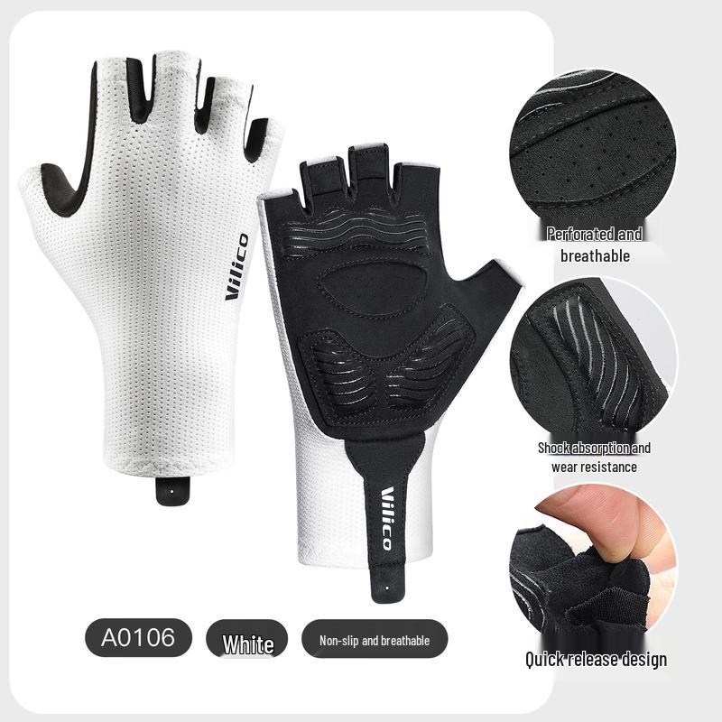 Qi Shenyi Outdoor Road Cycling Half-Finger Gloves