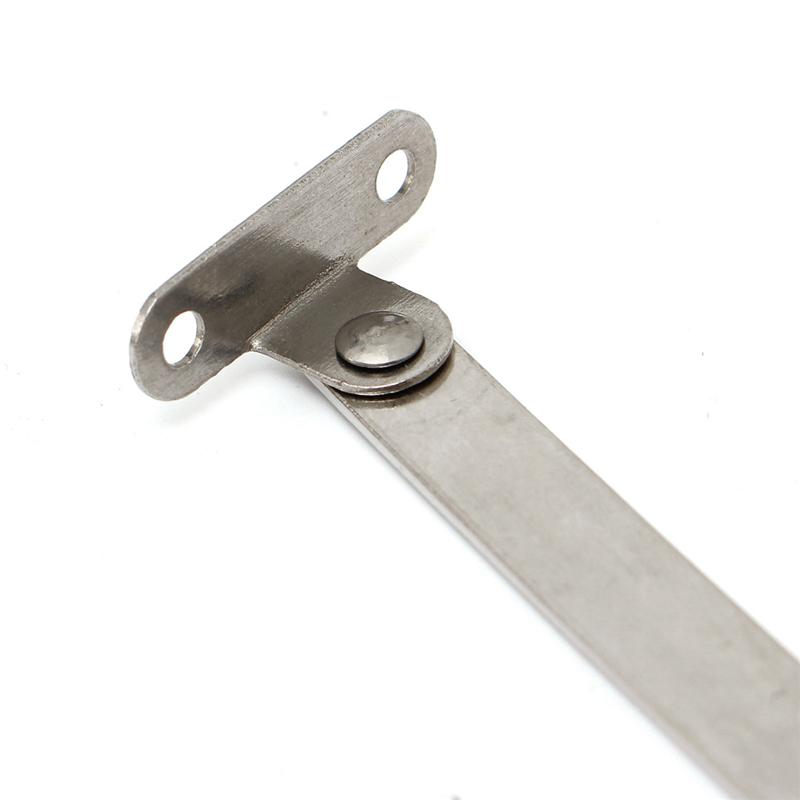 2pcs/Set Stainless Steel Cabinet Cupboard Furniture Doors Close Lift Up Stay Support Hinge Kitchen Long Service Life