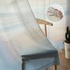 Sky Summer White Clouds Tulle Curtains for Living Room Kitchen Bedroom Sheer Tulle for Cafe Hotel Modern Home Decor