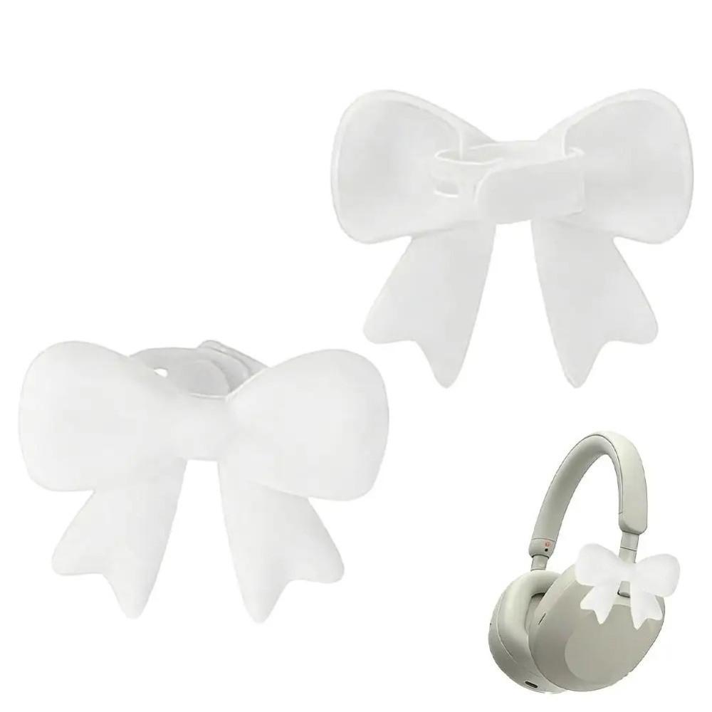 Creative Headphone Clip Decor DIY 3D Bows Decor for Earphone Earphone Accessories