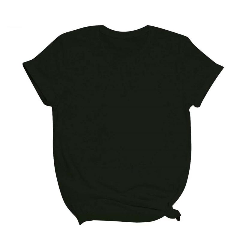 Летняя однотонная дышащая женская футболка с коротким рукавом, новая модная спортивная дышащая футболка, женская простая и универсальная S