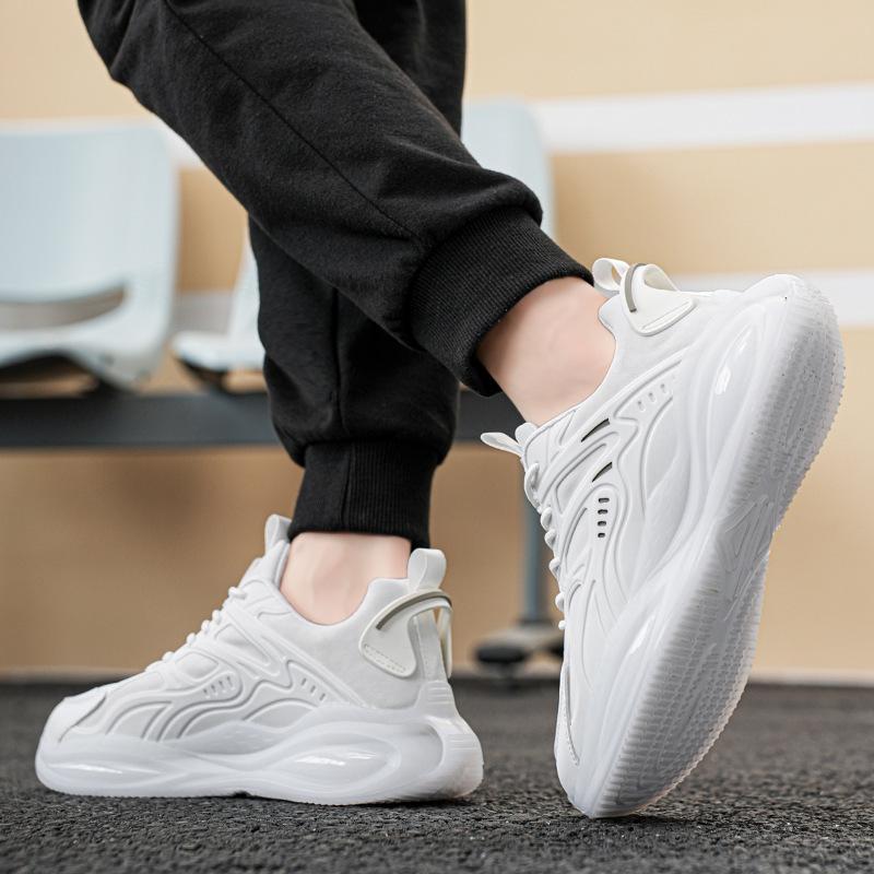 Men's Shoes 2025 Autumn New Casual White Sneakers Soft Sole Light White Shoes Running Trend Sneakers