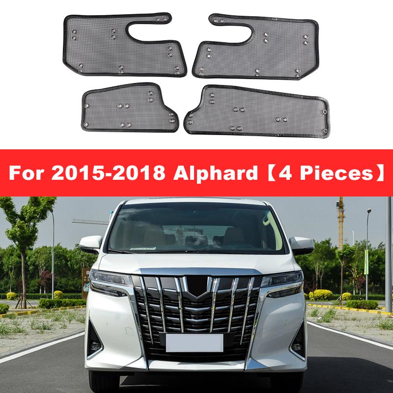 2015-2021 For Toyota Alphard Vellfire 30 Insect-Proof Grille Net Mosquito-Proof Water Tank Middle Net Front Face Modification