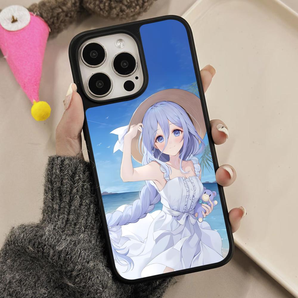 Date a Live Mio Takamiya Matte Surface Mobile Phone Case for iPhone 17 16 15 14 13 12 11 Air Pro Max Plus Colorful Cover