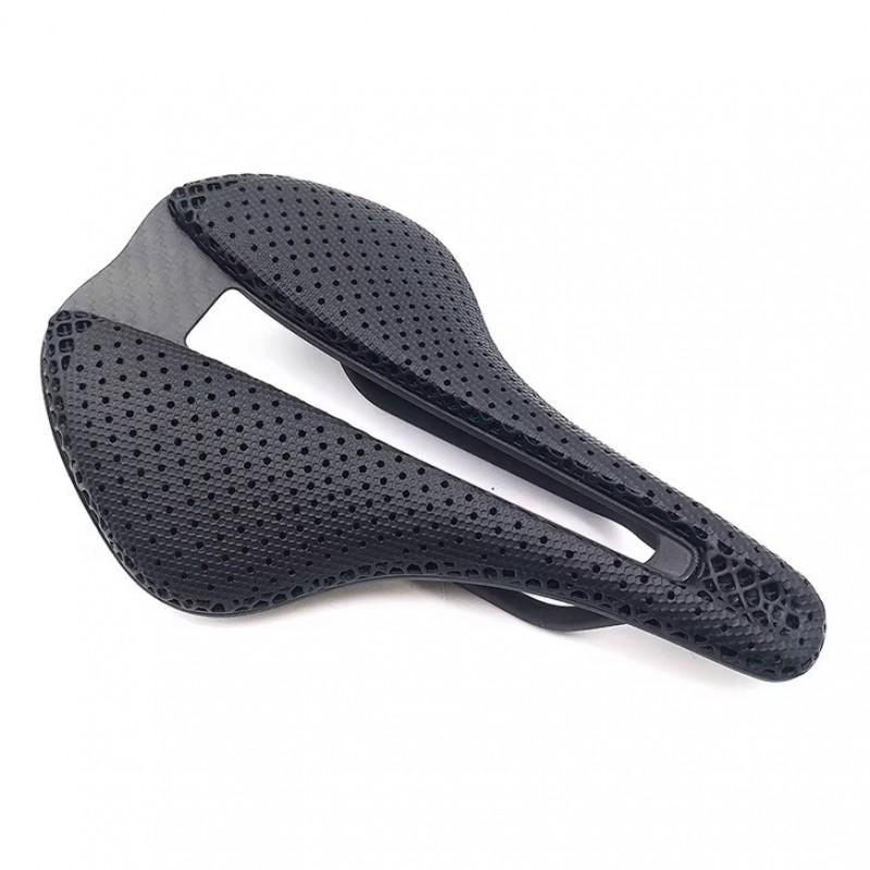 Ultra-Light 3D Printed Carbon Fiber Bicycle Saddle Road Mountain Bikes Hollow Design Comfort Seat