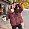 Short down cotton clothes winter women's new light and thin loose short small fashion coat