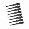 100pcs Plastic Dart Spots Needle Soft Tips Replacement Set Accessory for Electronic Darts Black