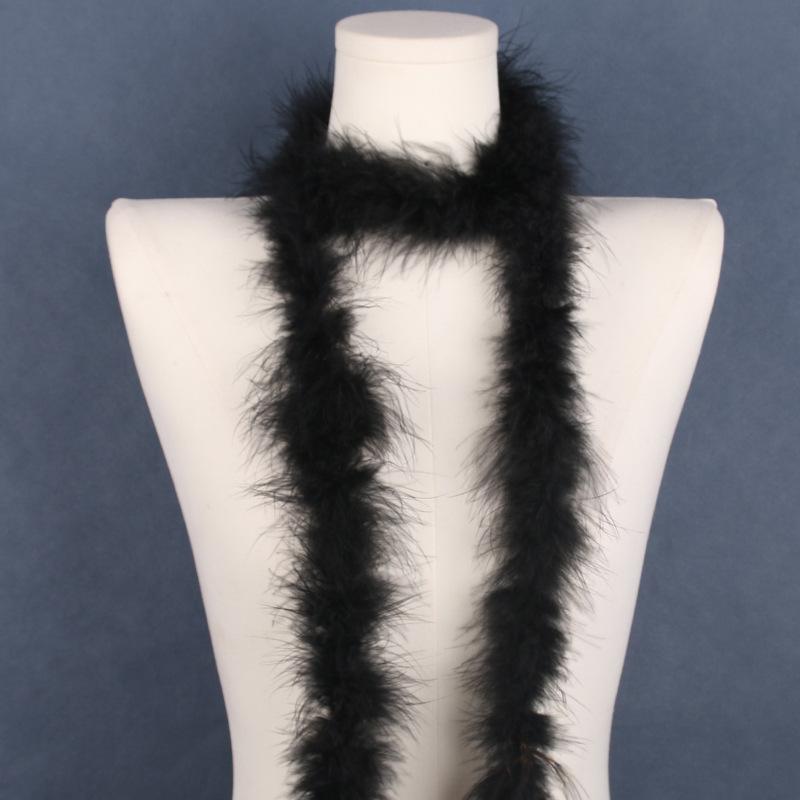 About 2 Meters Long-Haired Turkey Feather Clothing Pet Supplies Car Ornaments Flower Lights Christmas Supplies Diy Decoration