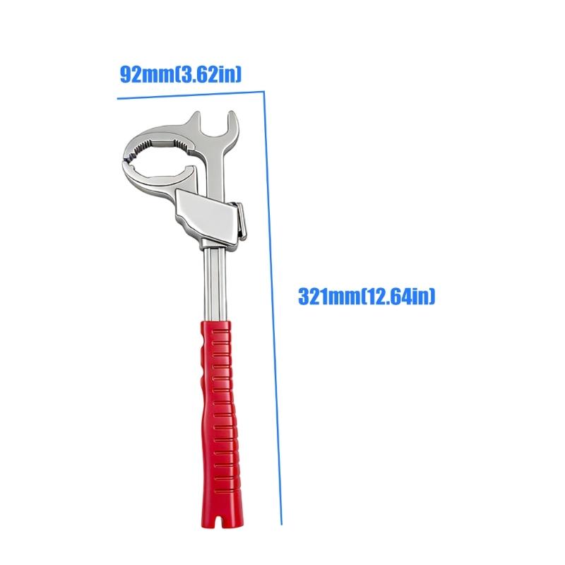 Multipurpose Slip Joint Plumbers Wrench Adjustable Spanner For Faucet Sink Repair Kitchen And Bathroom Fixture Assembly