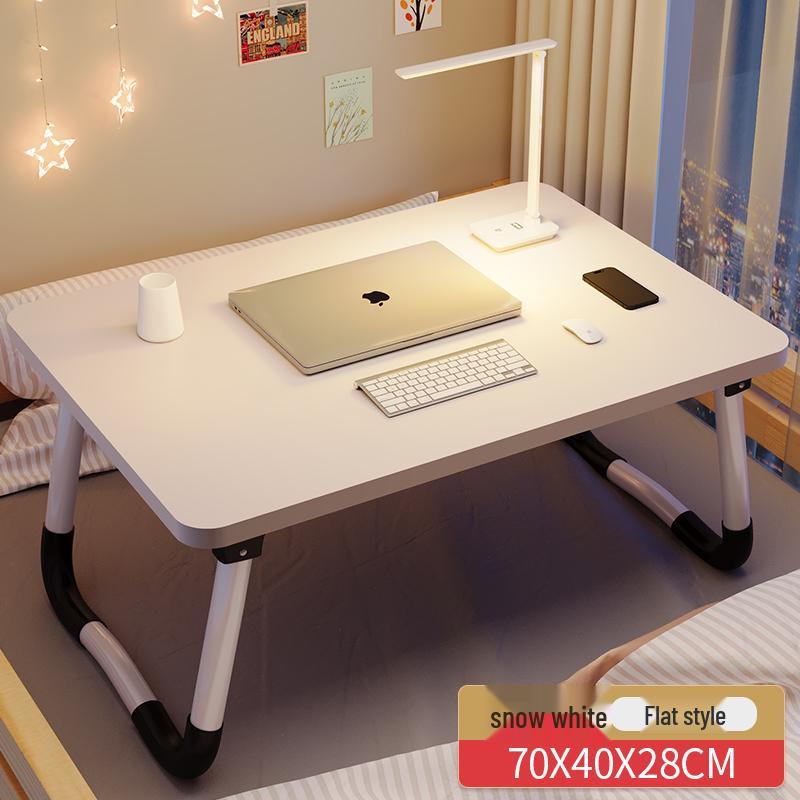 Foldable Laptop Bedside Table - Adjustable Study Desk for Bedroom or Bay Window