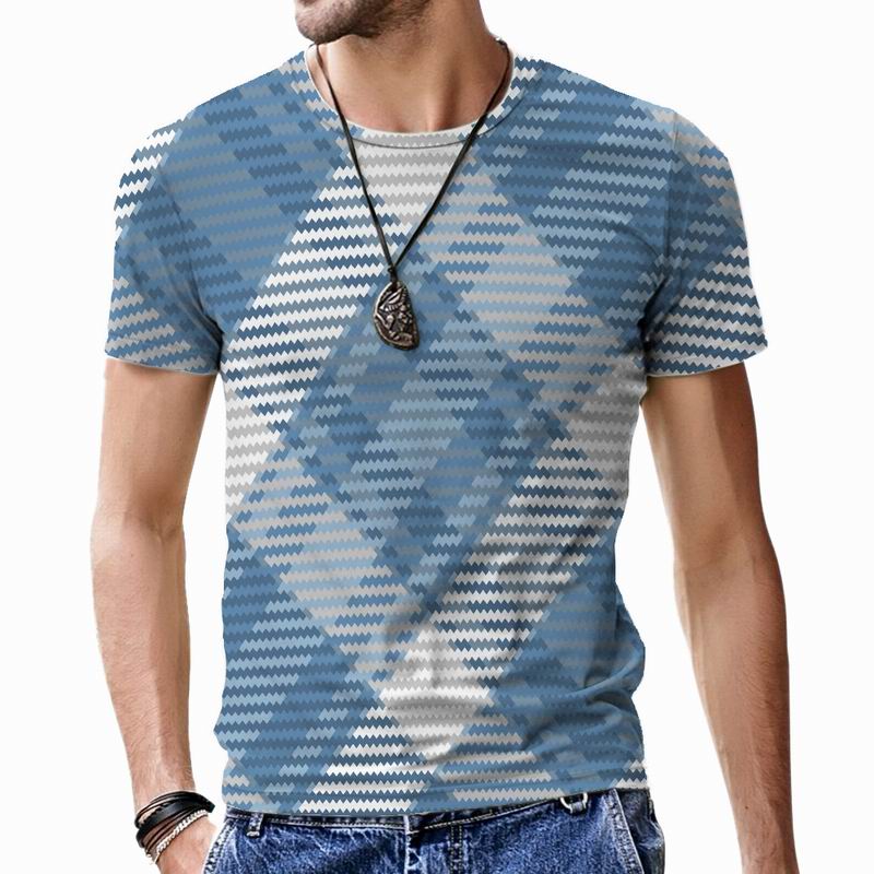 Oversized Vintage T-shirt For Men 3D Striped Print T Shirt Casual Short-sleeved Summer Streetwear Fashion Women Clothing Tees Tops