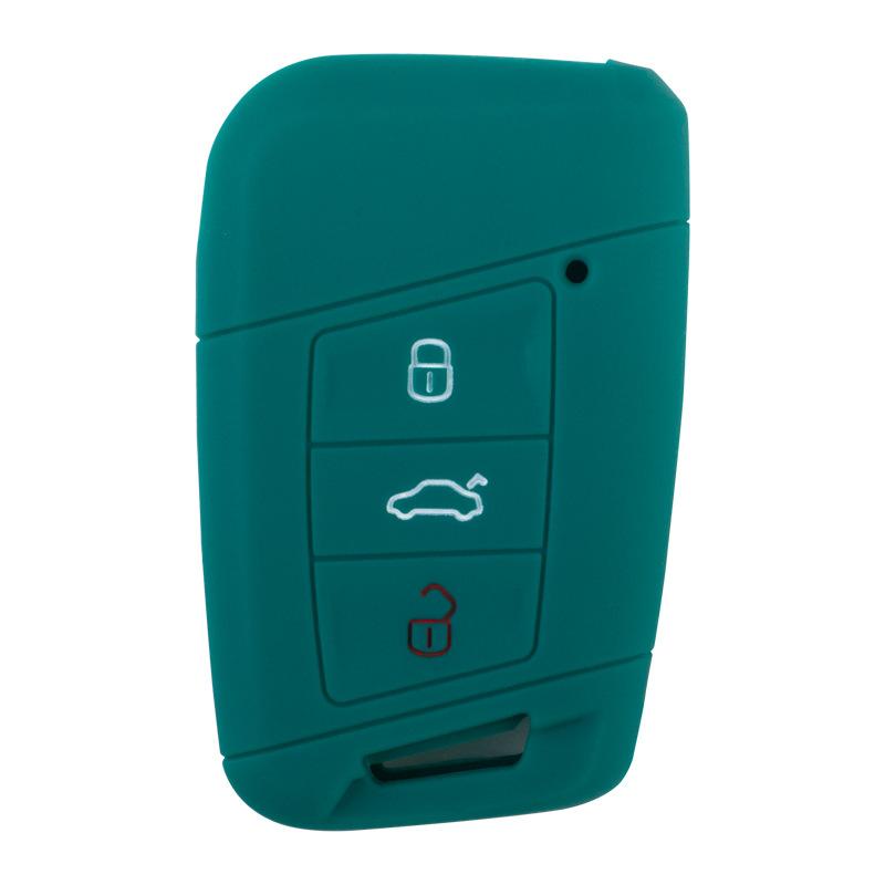 Suitable for Volkswagen CC Weilan 3-button Silicone Key Bag Magotan B8 Passat Arteon Key Cover Remote Control Cover