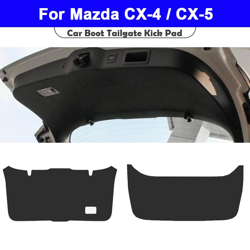 For Mazda CX-4 CX5 CX-5 2016-2025 Car Trunk Tailgate Protection Pad Trunk leather Anti-dirty Waterproof Backplate Protective Pad