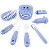 9pcs Plastic Simulation Dentist Play Set Medical Kit Pretend Toy For Kids Hygienic Habbit Cultivation Role Play Game For Childre