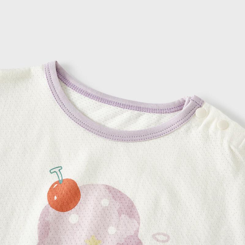 TONGTAI Baby Summer Mesh Short Sleeve Set