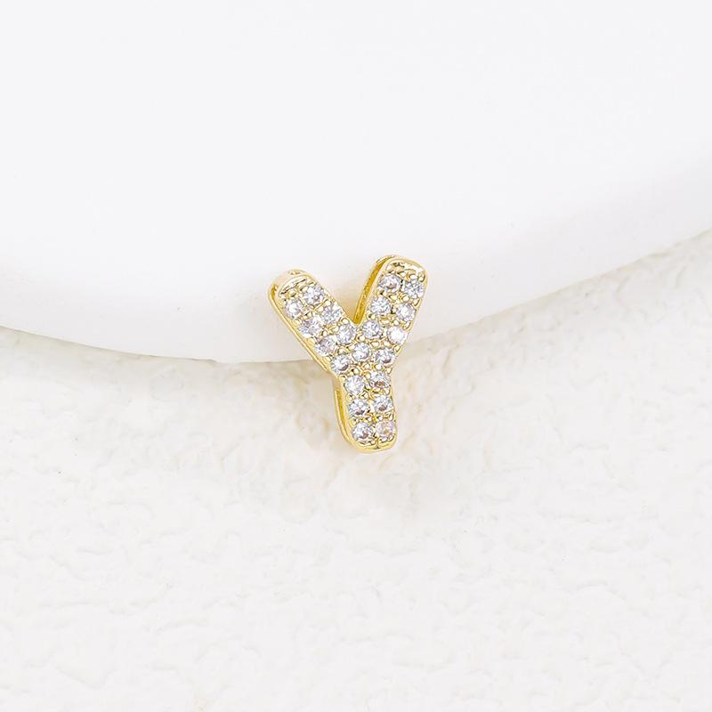 Initial A-Z Letters Pendant Necklace Women Men Choker Stainless Steel Necklace Pendant Necklace Gold Color Hip Hop Iced