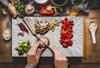 Glass Board Cutting Board 52X30 Marble