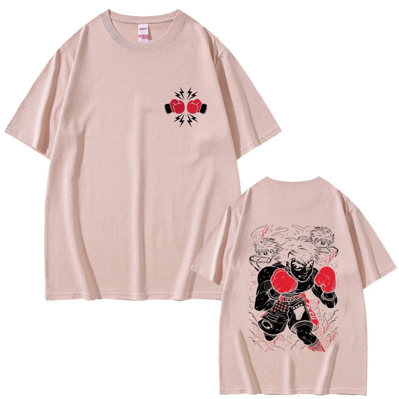 Hot Sale Anime Hajime No Ippo Makunouchi Graphic T Shirts Kamogawa Boxing Gym Tshirt Unisex Fashion Retro Oversized Short Sleeve