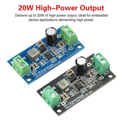 14VM0S MOSFET Boost Module DC-DC Step Up Converter Booster Power Supply Module 3V-10V To 5/12V Boost Converter Voltage Regulator