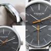 Used COACH Watches Baxter CA.118.2112.1640 Signature Stainless Steel/leather Silver Dark gray