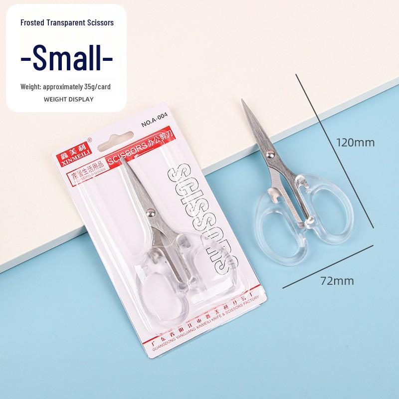 Large Stainless Steel Black Scissors for Office and Household Use