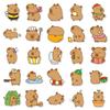 51 Cute Hand-Drawn Capybara Stickers for DIY Journals