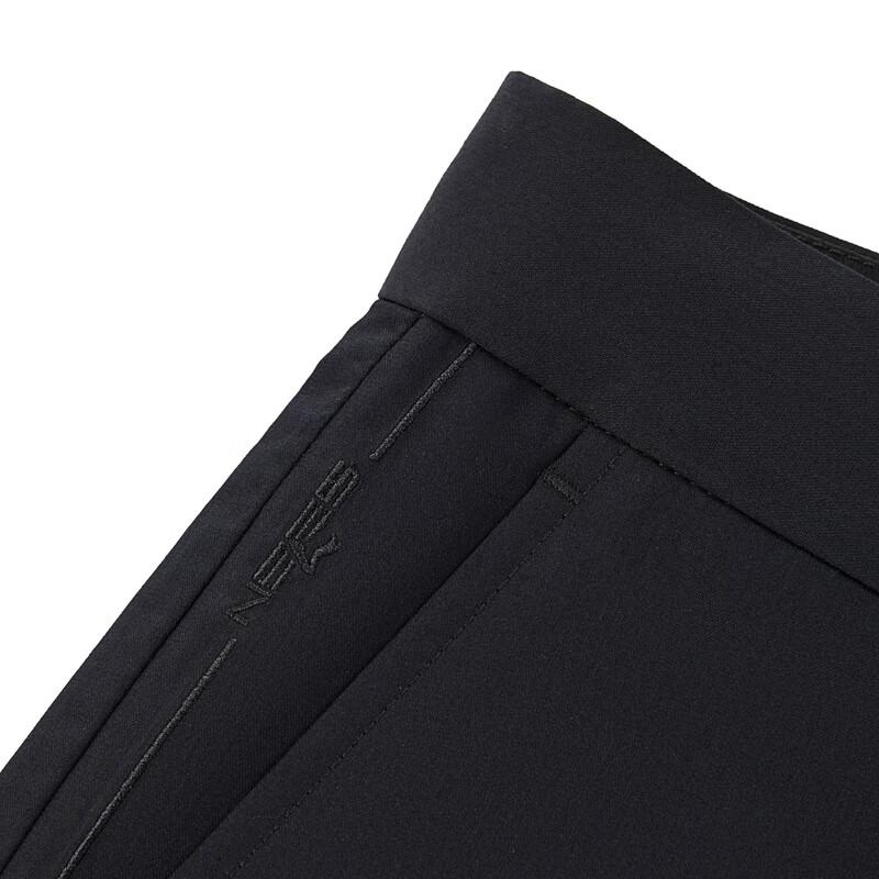 Qipai Men's Cooling Bamboo Fiber Straight-Leg Business Casual Pants