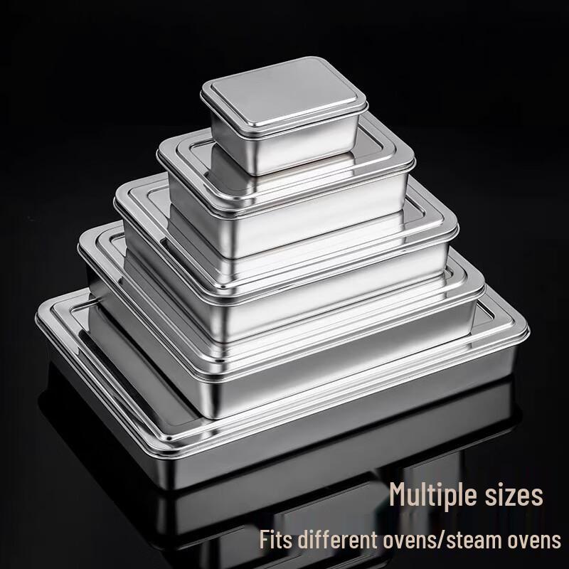 304 Stainless Steel Rectangular Serving Tray