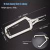 18-Inch Industrial Grade High Leverage Multifunctional C-Type Pressure Pliers for Woodworking