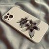 Lily Orchid Flower Print Soft Phone Case for IPhone 16 15 14 13 12 11 17 Pro Max XS XR X 7 8 16e 16 Plus SE 2 Soft Silcone Cover