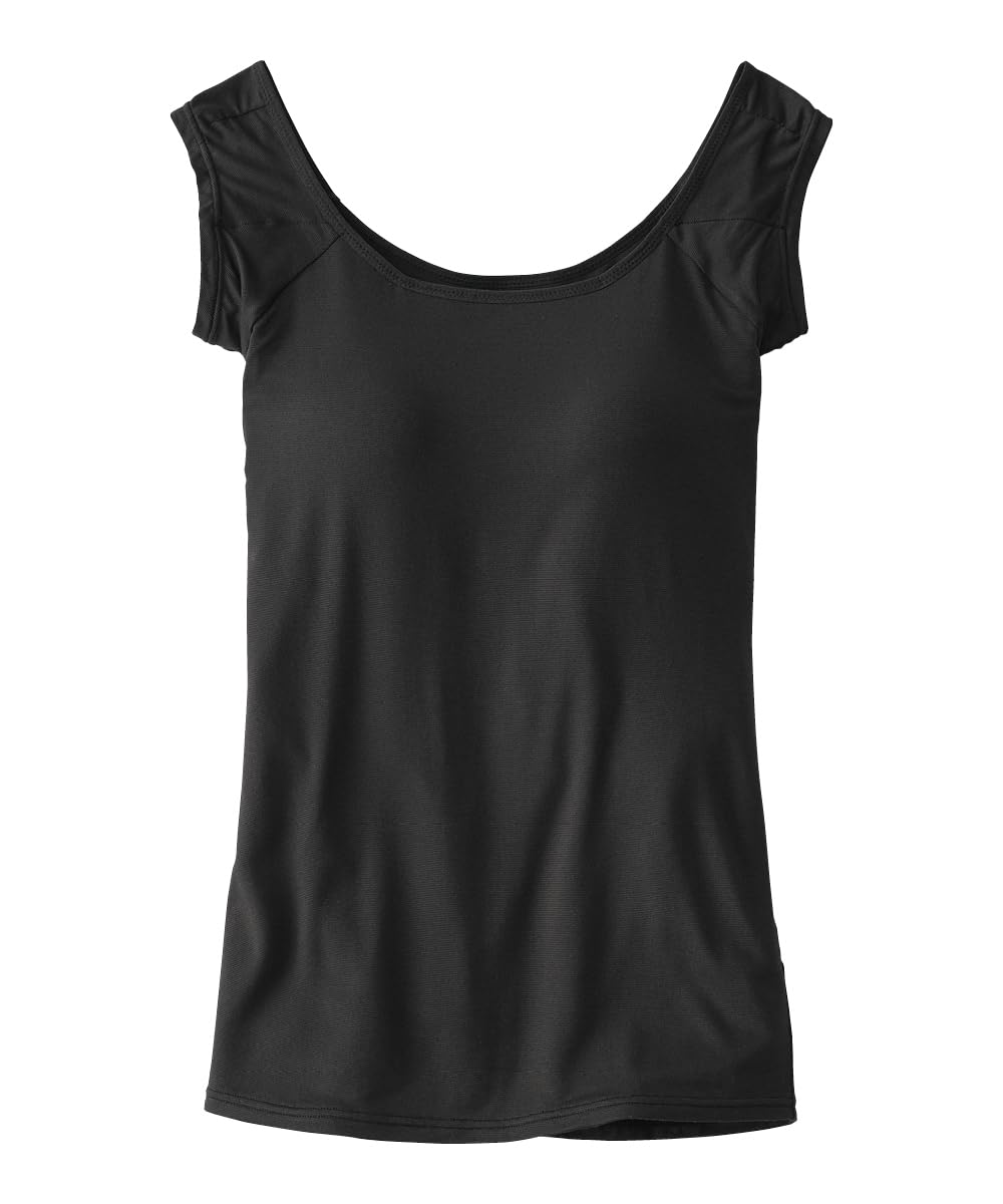 

Inner bra top tank top with sweat pad quick UV L [Nissen] shirt, Takiasen, (sweat absorbing, drying, antibacterial, deodorizing, protection), black, чорний