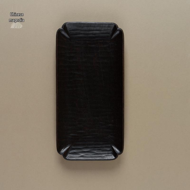 Mo Zheng Daqi Lacquer Shallow Tea Tray