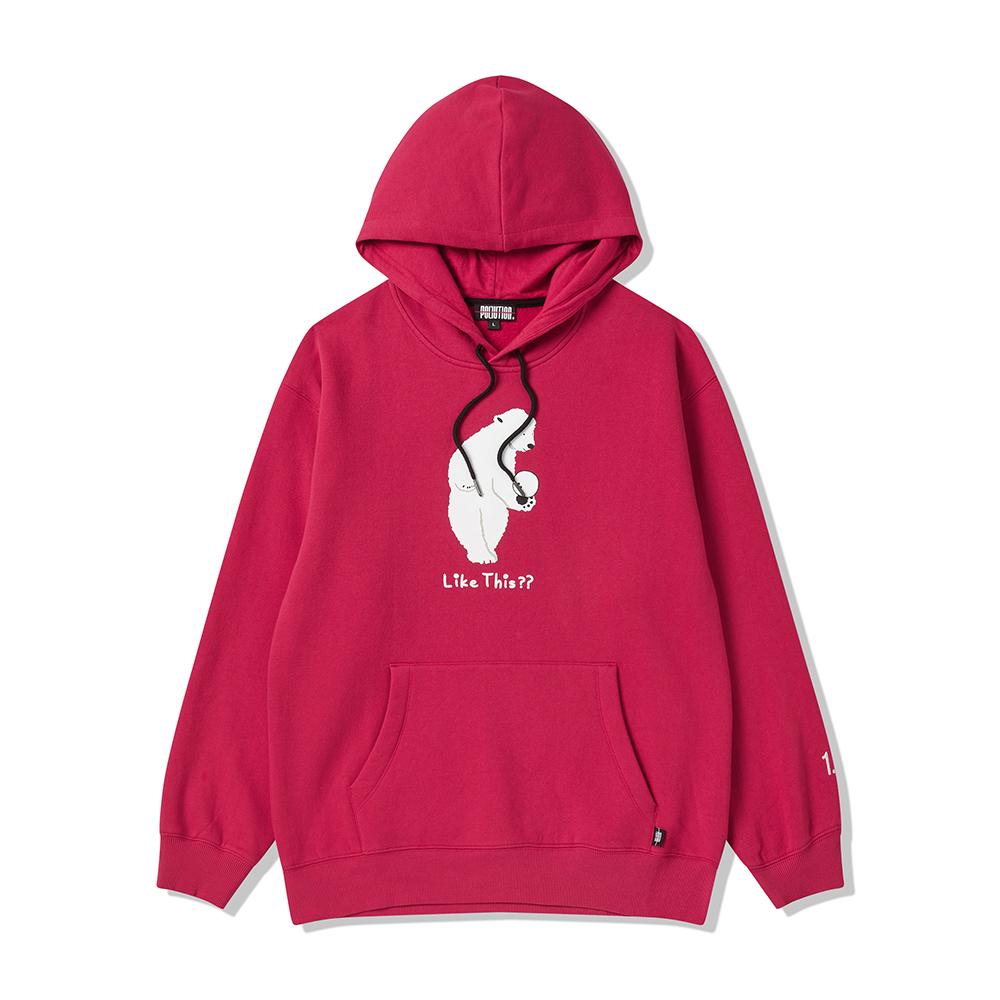 Pollution Bowling Ball Loose Fit Brushed Wash Hoodie L