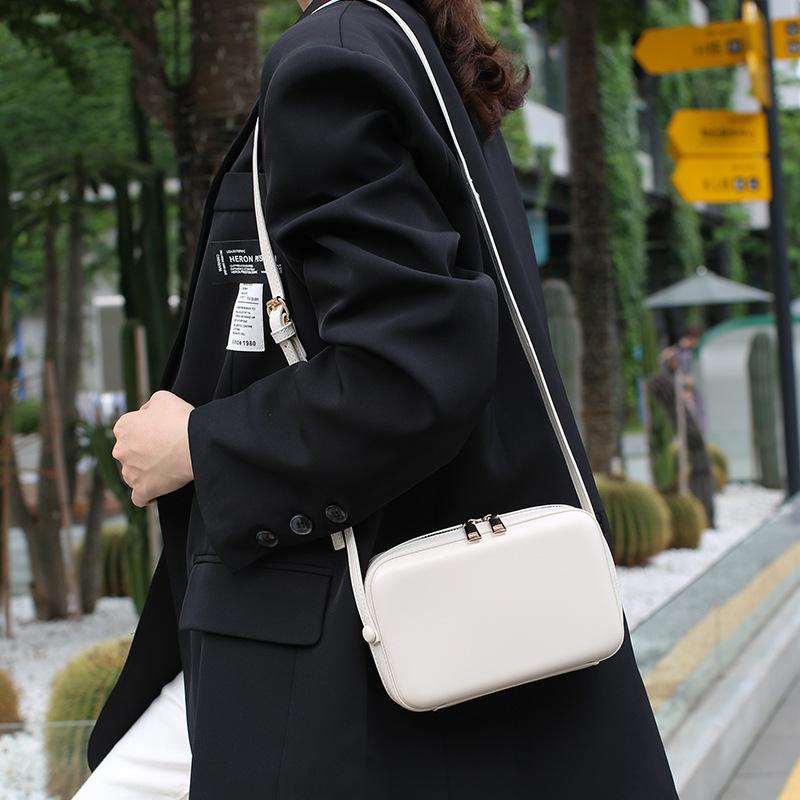 

Сумка Женская Модная Универсальная Простая На Плечо Через Плечо Маленькая Квадратная Сумка белый