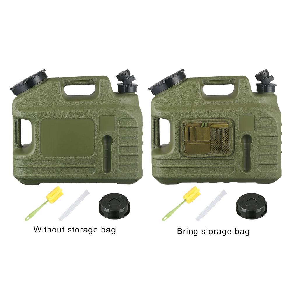 13L Camping Water Jug with Spigot Water Storage Container Large Capacity Water Dispenser Carrier for Vehicle Car Camping