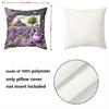 Lavender Themed Decorative Pillows With Country Scenes Polyester pillowcase, sofa decorative cushion cov Headboard Pillow