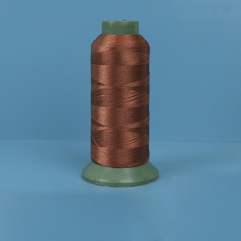 High-Strength 3-Strand Colored Nylon Thread for Sewing Clothing, Bags, and Leather
