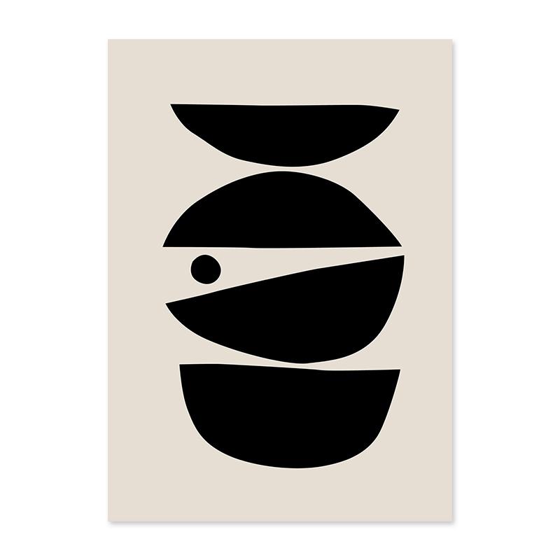 Boho Matisse Poster Beige Black Abstract Line Art Canvas Paintings Wall Print Pictures Bedroom Living Room Interior Home Decor